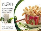 Proti Snax Zipper, Sour Cream & Fine Herb by Bariatrix