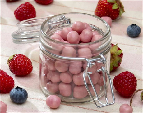 Best By 03 2025; Proti Snax Berry Coated Soy Snacks by Bariatrix