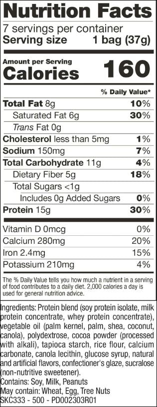 Proti Snax Chocolate Coated Soy Snacks by Bariatrix