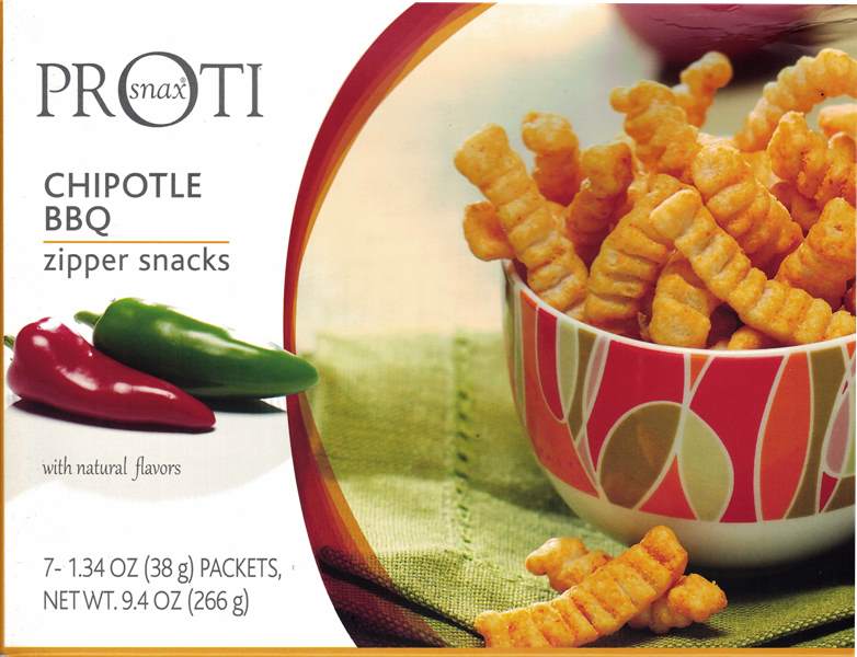 Proti Snax Zipper Chipotle BBQ Snack by Bariatrix