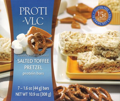 Proti VLC Bars Salted Toffee Pretzel Protein by Bariatrix