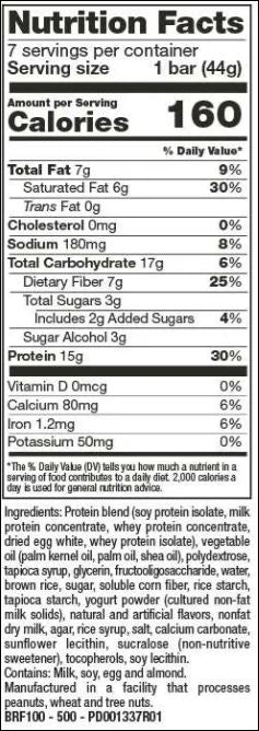 Proti VLC Bars Fluffy Vanilla Crisp Protein by Bariatrix