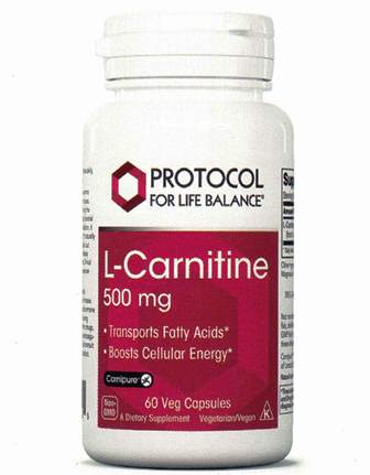 Carnitine Tartrate 500mg by Protocol for Life Balance (60CT)