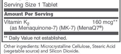 Vitamin K2 or MK-7 by Protocol for Life Balance 160mcg / 60 Servings