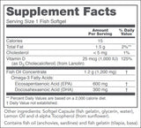 Protocol For Life Balance Ultra Omega 3-D Fish Oil 600 EPA / 300 DHA 1000 IU D3