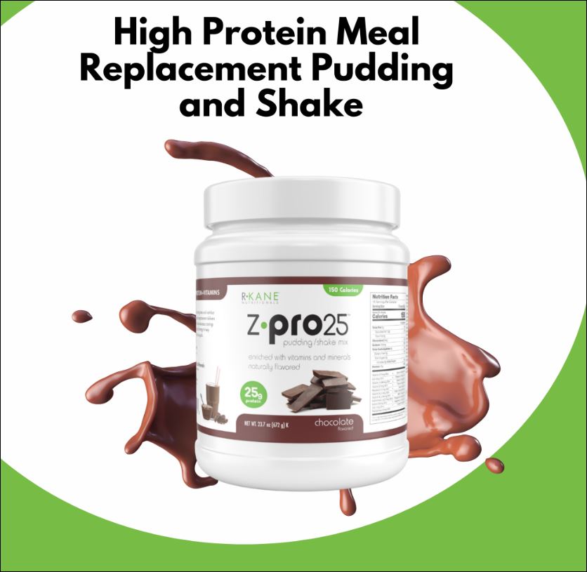 R Kane Z Pro25 Chocolate Pudding / Shake / Smoothie Mix (16 Serving Canister)