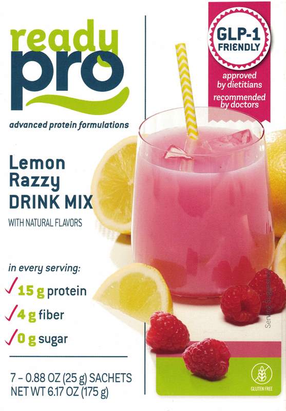 readyPro Advanced Protein Formulations Lemon Razzy Drink Mix