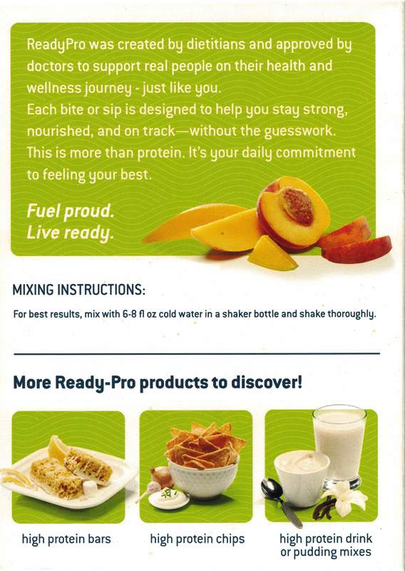 readyPro Advanced Protein Formulations Peach Mango Drink Mix