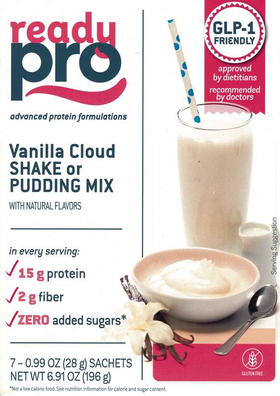 readyPro Advanced Protein Formulations Vanilla Cloud Shake Pudding Mix