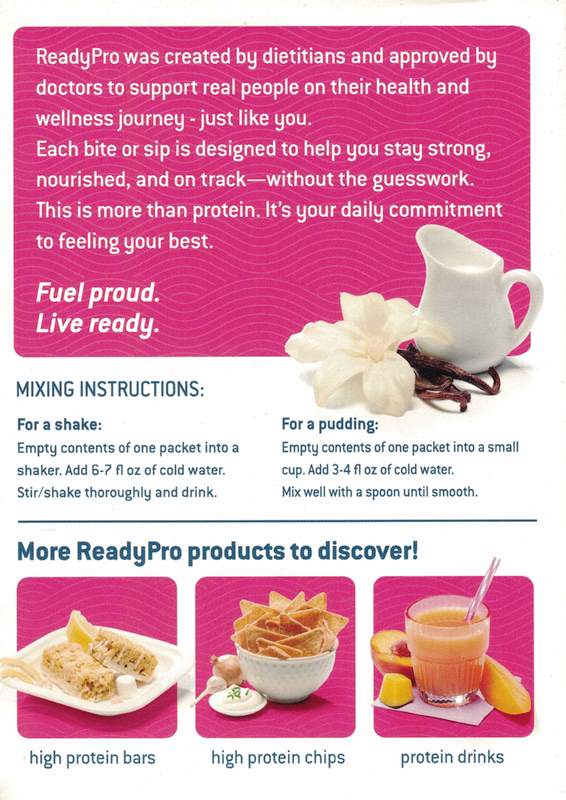 readyPro Advanced Protein Formulations Vanilla Cloud Shake Pudding Mix