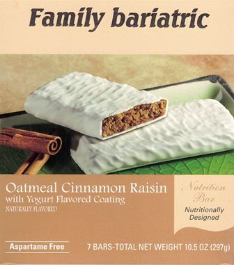 Bars, Oatmeal Cinnamon Raisin with Yogurt Flavored Coating by Robard