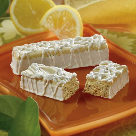 Bars Lemon Meringue with Yogurt Coating by Robard