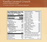 Bars, Vanilla Caramel Crunch, Meal Replacement Bars, by Robard