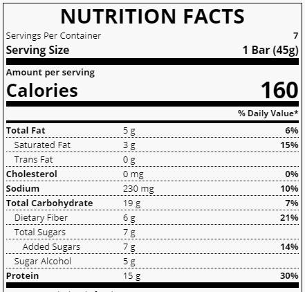 Bars, Vanilla Caramel Crunch, Meal Replacement Bars, by Robard