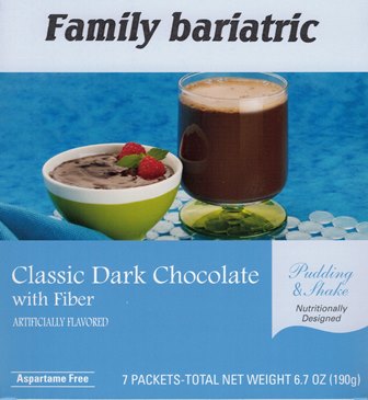 Classic Dark Chocolate with Fiber Pudding Shake by Robard