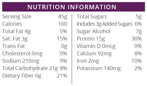 BARS Divine Chocolate Mint Crisp High Protein & Fiber by Healthwise