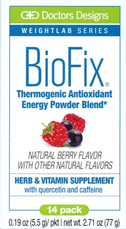 BioFix Thermogenic, Antioxidant, Energy Powder Blend, Natural Berry Flavor