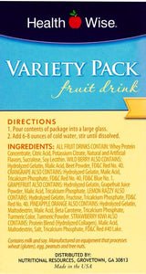 Fruit Drink Variety Pack by Healthwise