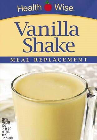 Healthwise 35g Protein Vanilla Meal Replacement Shake