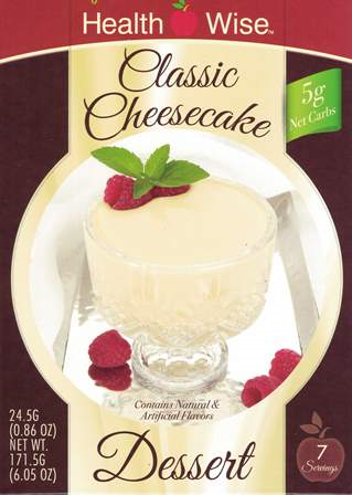 Dessert Pudding Classic Cheesecake by Healthwise