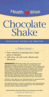 Healthwise 35g Protein Chocolate Meal Replacement Shake