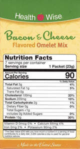 Omelet Bacon and Cheese Flavored Mix by Healthwise