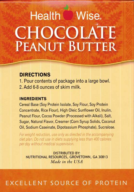 Cereal Chocolate Peanut Butter by Healthwise