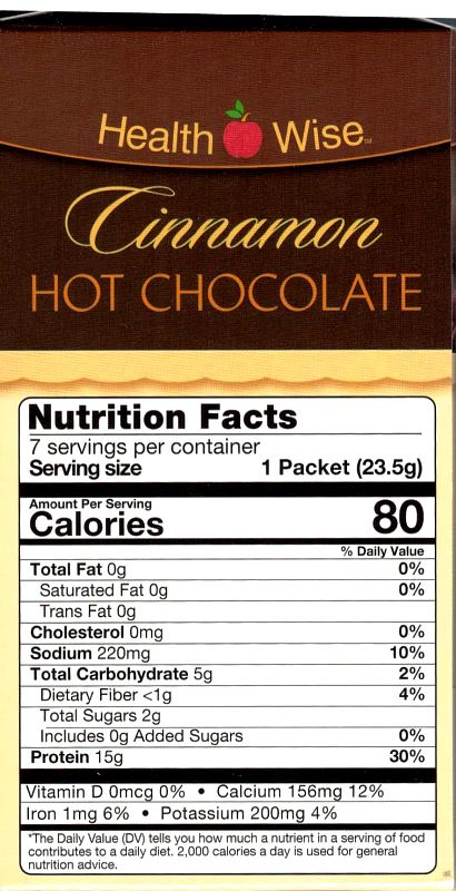 Hot Chocolate Cinnamon by Healthwise