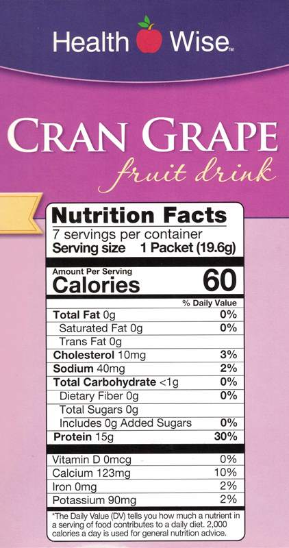 Fruit Drink Cran Grape by Healthwise