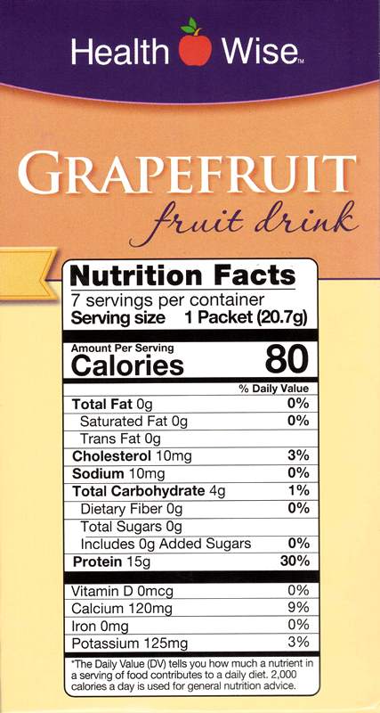 Fruit Drink Grapefruit by Healthwise