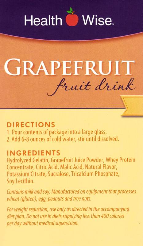 Fruit Drink Grapefruit by Healthwise