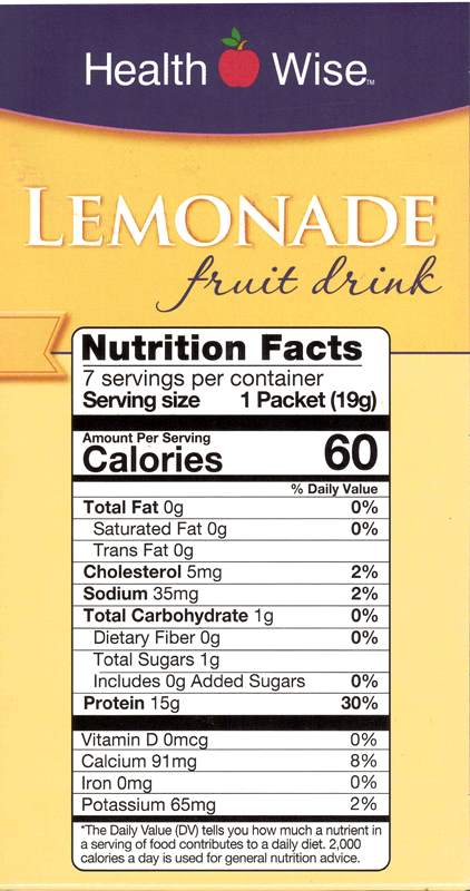 Fruit Drink Lemonade by Healthwise