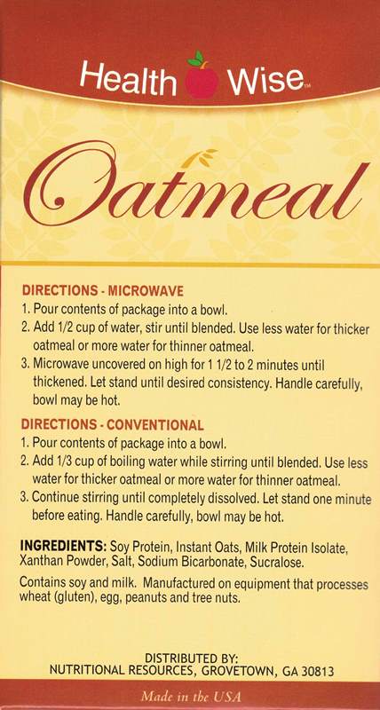 Oatmeal Traditional by Healthwise