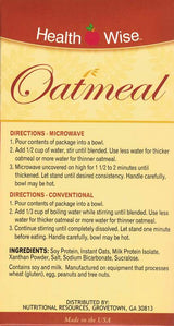 Oatmeal Traditional by Healthwise