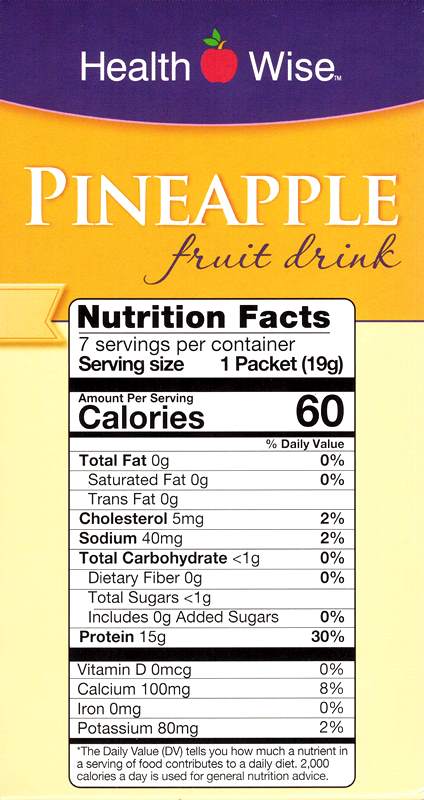 Fruit Drink Pineapple by Healthwise