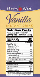 Vanilla Drink High Protein Healthwise