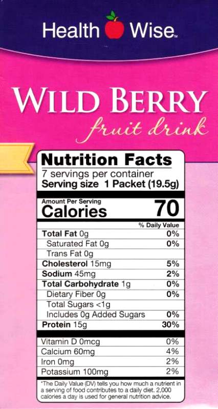 Fruit Drink Wild Berry by Healthwise