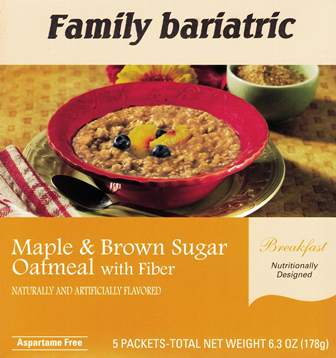 Oatmeal Maple & Brown Sugar with Fiber by Robard (5 Servings)