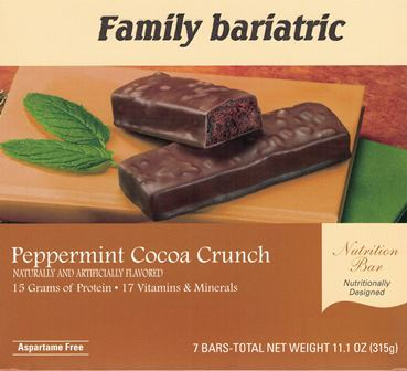 Bars, Peppermint Cocoa Crunch, Meal Replacement Bars, by Robard