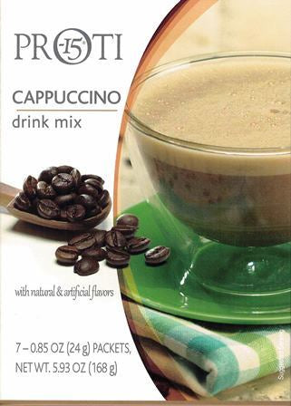 Cappuccino Drink Mix, Proti 15 by Bariatrix