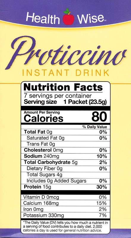 Proticcino Instant Drink by Healthwise