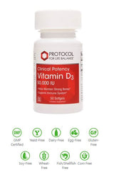 Protocol for Life Balance Vitamin D3 50,000 IU / 50 Count