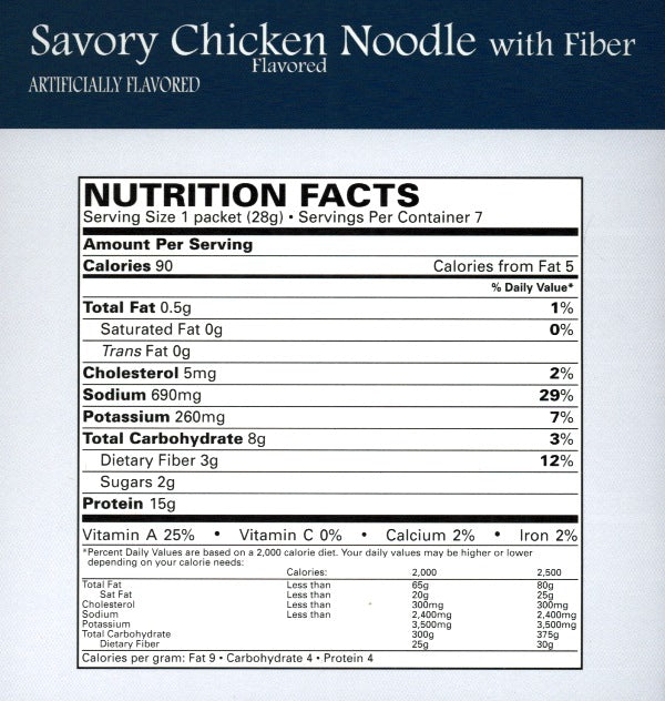 Soup Savory Chicken Noodle with Fiber by Robard