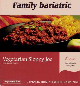 Vegetarian Sloppy Joe with Fiber Entree by Robard