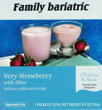 Very Strawberry with Fiber Pudding & Shake by Robard